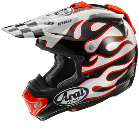 Casque cross ARAI MX-V EVO - Flame White