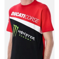 Tee shirt Ducati Ducati Corse x Monster Energy Officielle Moto GP