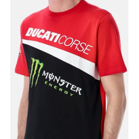 Tee shirt Ducati Ducati Corse x Monster Energy Officielle Moto GP