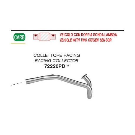 Collecteur racing d'Echappement ARROW BETA RR 125 ENDURO RR 125 MOTARD 2026