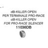 Db killer ouvert échappement ARROW PRO-RACE racing 0