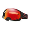 Masque OAKLEY Airbrake MX - Red Motion écran Prizm MX Torch Iridium 0