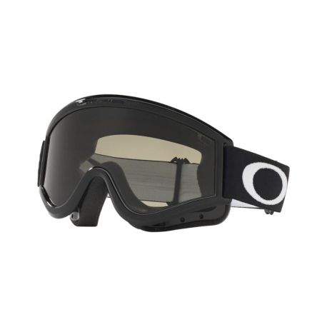 Masque OAKLEY L Frame MX Sand Noir écran gris foncé et transparent