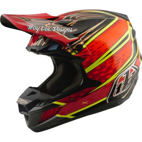 Casque cross TROY LEE DESIGNS SE5 CARBON WINGS Mips