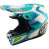 Casque cross TROY LEE DESIGNS SE5 COMPOSITE CREST REAL TEAL Mips 0