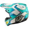 Casque cross TROY LEE DESIGNS SE5 COMPOSITE CREST REAL TEAL Mips 2