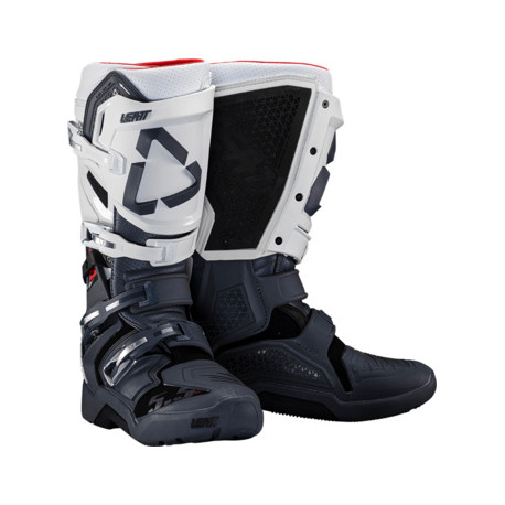 Bottes cross LEATT 5.5 FlexLock Enduro V25 blanc-noir