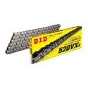 Chaine moto D.I.D D.I.D 520VX3 Acier / Acier avec attache rivet