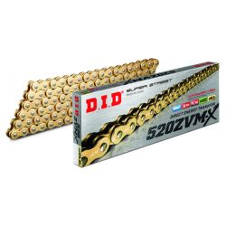 Chaine moto D.I.D DID520ZVM-X G&G