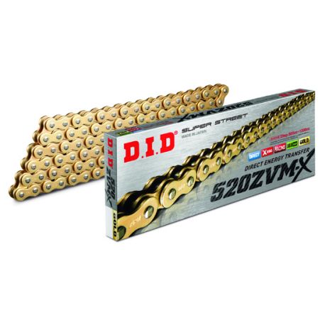 Chaine moto D.I.D DID520ZVM-X G&G