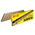 Chaine moto D.I.D D.I.D 520VX3 (G&B) avec attache rivet
