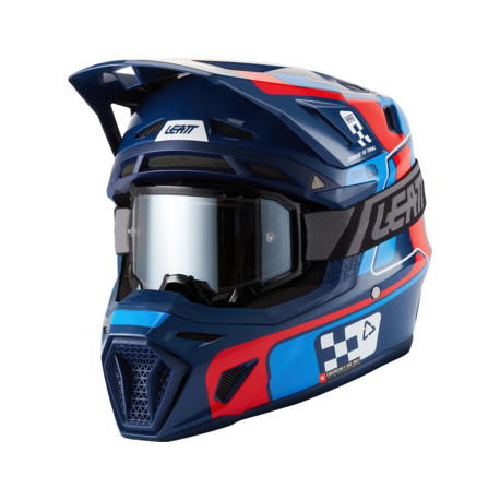 Casque Moto Cross LEATT Kit Moto 8.5 V27 avec masque Velocity 5.5 offert
