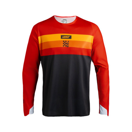 Maillot motocross LEATT Jersey 4.5 Enduro V27 stripe