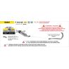 Collecteur pot d'échappement racing ARROW BMW F450GS 2026 1