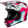 Casque FLY RACING Formula CC Vibe-blanc/rose/bleu 0
