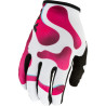 Gants FLY RACING Lite Vibe - blanc/rose/bleu 0