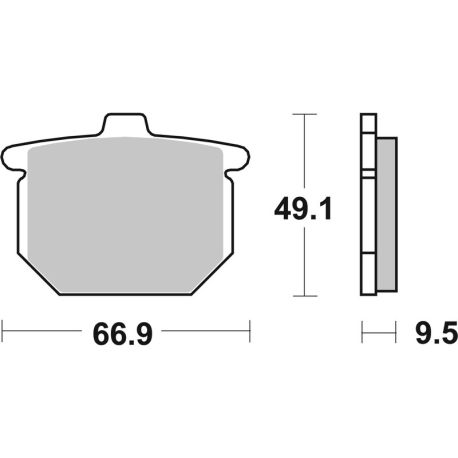 Plaquettes de frein route carbone céramique BREMBO 07HO0307