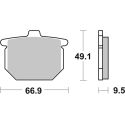 Plaquettes de frein route carbone céramique BREMBO 07HO0307