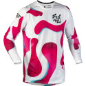 Maillot FLY RACING Lite Vibe - blanc/rose/bleu