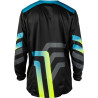 Maillot FLY RACING Kinetic Volt - noir/gris/Teal/jaune 1