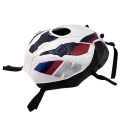 Tapis de reservoir BAGSTER BMW M1000R 2023-2026 BLANC/NOIR/DECO ARGENT/BLEU FONCÉ/AZUR/ROUGE