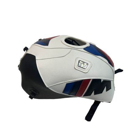 Tapis de reservoir BAGSTER BMW M1000R 2023-2026 BLANC/NOIR MAT/DECO ROUGE/BLEU FONCÉ/GITANE/NOIR