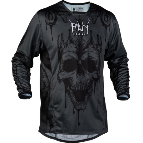 Maillot FLY RACING Kinetic Dark Series - gris/noir