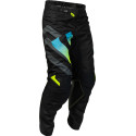Pantalon FLY RACING Kinetic Volt - noir/gris/Teal/jaune