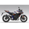 kit deco BURNOUT Honda Hornet CB 1000 2025+ Blanche 2