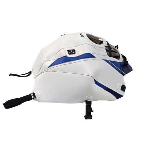 Tapis de reservoir BAGSTER BMW S1000XR 2020-2026 BLANC DECO BALTIQUE ROUGE AZUR
