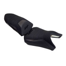 Housse de selle Bagster KAWASAKI Z1000 1100 SX NINJA 2020-2026 STAM NUBUCK CARBONE NOIR