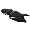 Housse de selle Bagster HONDA CB 750 HORNET 2023-2026 STAM NUBUCK CARBONE CITRON