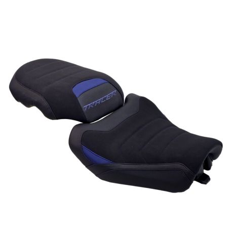 Housse de selle Bagster YAMAHA TRACER 9 GT GT+ 2025-2026 STAM NUBUCK CARBONE BLEU DE CHINE