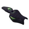 Housse de selle Basse Bagster KAWASAKI Z 900 2025-2026 STAM NUBUCK CARBONE VERT NACRE 0