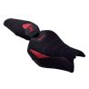 Housse de selle Basse Bagster KAWASAKI Z 900 2025-2026 STAM NUBUCK CARBONE ROUGE 0
