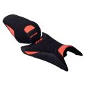 Housse de selle Bagster KTM 125 DUKE 2025-2026 STAM NUBUCK CARBONE ORANGE
