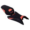 Housse de selle Bagster KTM 125 DUKE 2025-2026 STAM NUBUCK CARBONE ORANGE 0