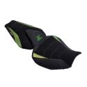 Housse de selle Bagster KAWASAKI Z 1100 2025-2026 STAM NUBUCK CARBONE VERT NACRE