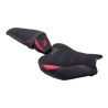 Housse de selle Bagster KAWASAKI Z 900 2017-2019 STAM NUBUCK CARBONE ROUGE 0