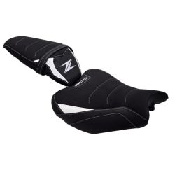 Housse de selle Bagster KAWASAKI Z 900 2020-2024 STAM NUBUCK CARBONE BLANC