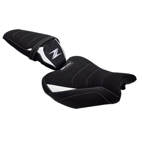 Housse de selle Bagster KAWASAKI Z 900 2020-2024 STAM NUBUCK CARBONE BLANC