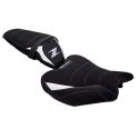 Housse de selle Bagster KAWASAKI Z 900 2020-2024 STAM NUBUCK CARBONE BLANC
