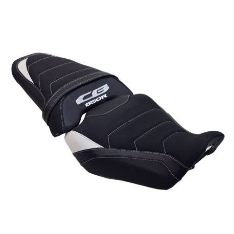 Housse de selle Bagster HONDA CB 650 R 2024-2026 STAM NUBUCK CARBONE GRIS CLAIR