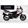 Kit déco BURN OUT Honda NT1100 2025+ NT Stickers Valises 0
