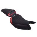 Housse de selle Bagster SUZUKI GSX S 950 GSX S 1000 2021-2026 STAM NUBUCK CARBONE ROUGE