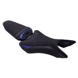 Housse de selle Bagster YAMAHA MT 09 2024-2026 STAM CARBONE NUBUCK BLEU