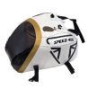 Tapis de reservoir BAGSTER TRIUMPH SPEED 400 2024-2026 BLANC NOIR DECO JAUNE OR NOIR 0