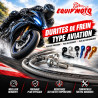 Durite de frein Aviation avant type origine 3 durites YAMAHA YZF-R1 2009-2014 2