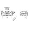 Etrier de frein avant BREMBO Stylema naturel APRILIA DUCATI TRIUMPH 1