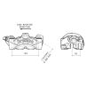 Etrier de frein avant BREMBO M50 titane APRILIA DUCATI TRIUMPH 1